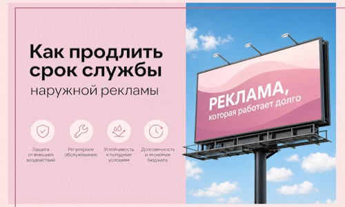 Как продлить срок службы наружной рекламы в Калуге